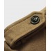 Mens Brown Mid-Length Wool Coat